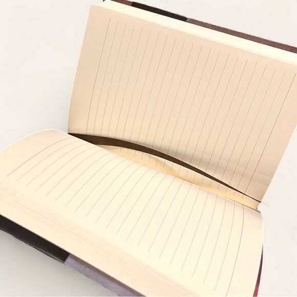 PaperLuxe Abstract Soft Canvas Soft Notes Ribbon Bookmarker Acid-Free Notebook - Picture 5 of 14